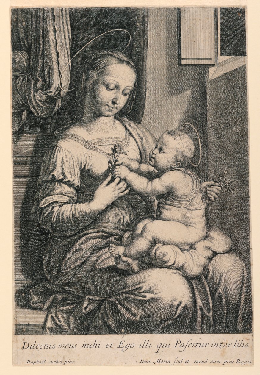 Die Madonna und das Kind von Jean Morin