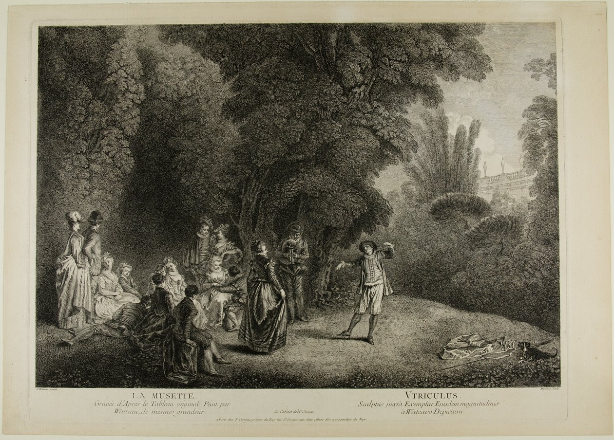Der ländliche Dudelsack von Jean Moyreau