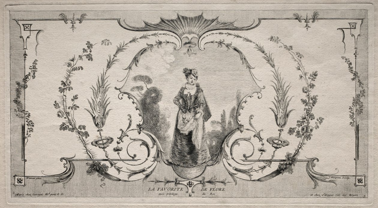 Der Liebling von Flora, Arabeske von Jean Moyreau