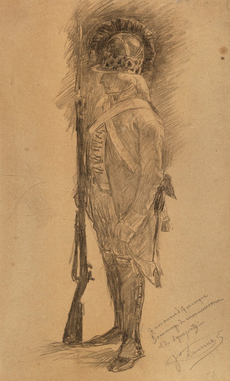 Ein Soldat von Jean Paul Laurens