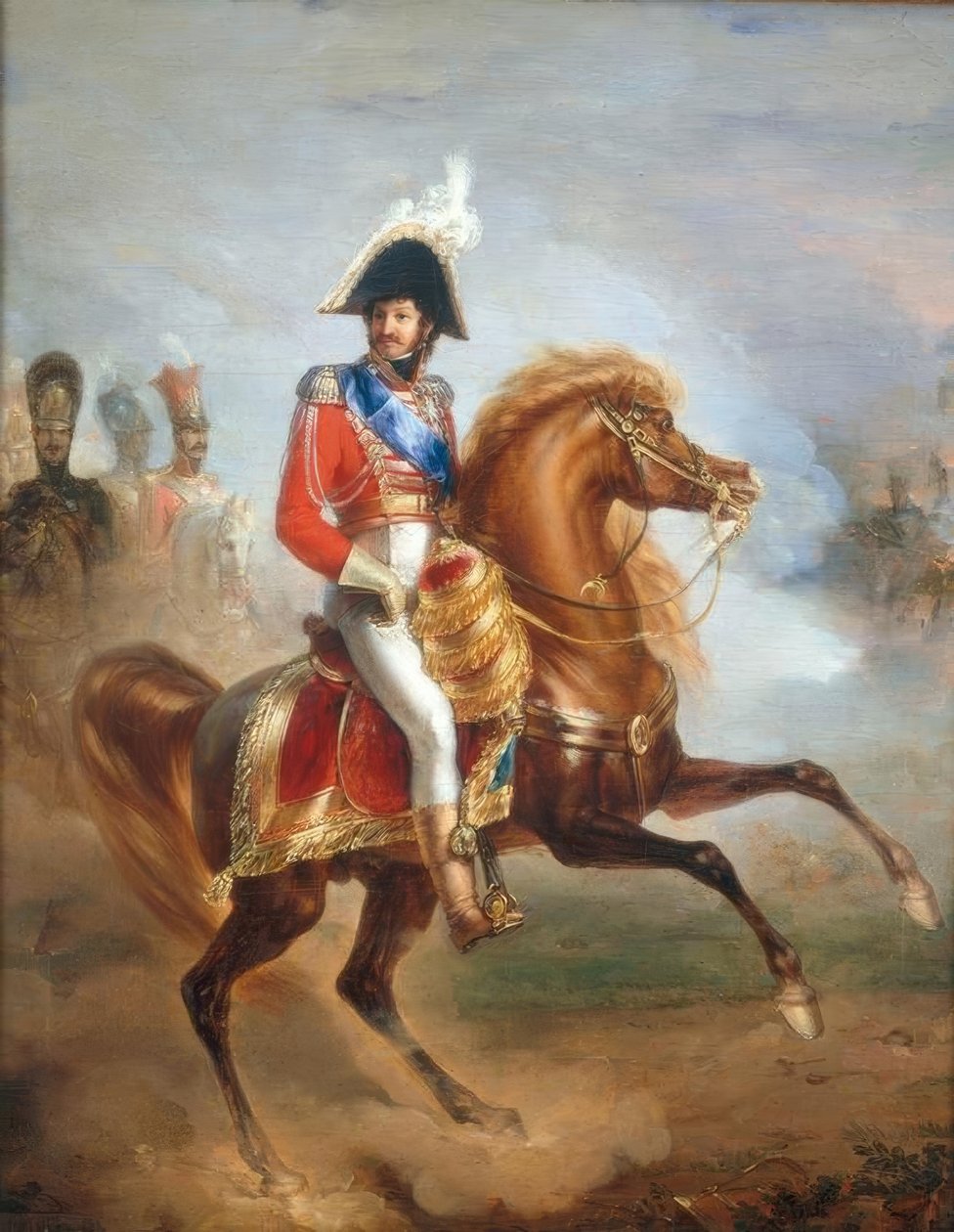 Joachim Murat (Reiterbildnis) von Jean Pierre Franque