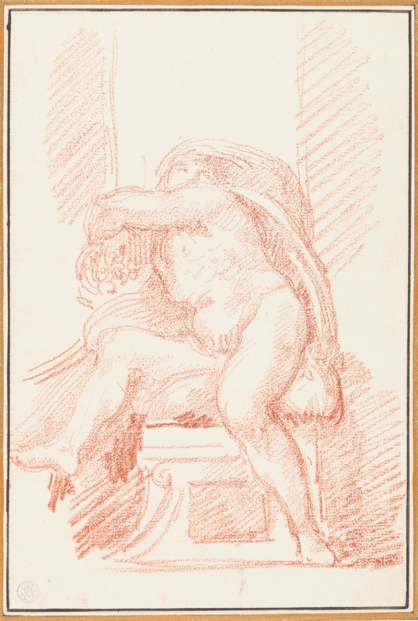 Ignudo von der Sixtinischen Kapelle von Jean Robert Ango