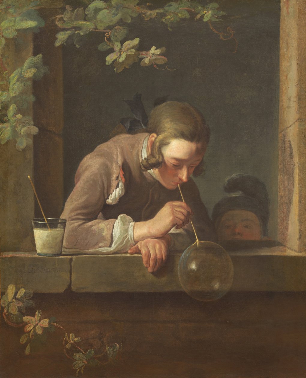 Seifenblasen, wahrscheinlich 1733-1734 von Jean Baptiste Simeon Chardin
