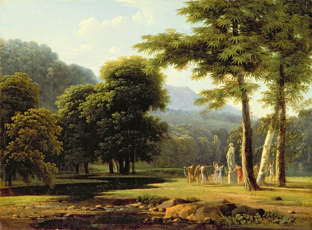 Landschaft von Jean Victor Bertin