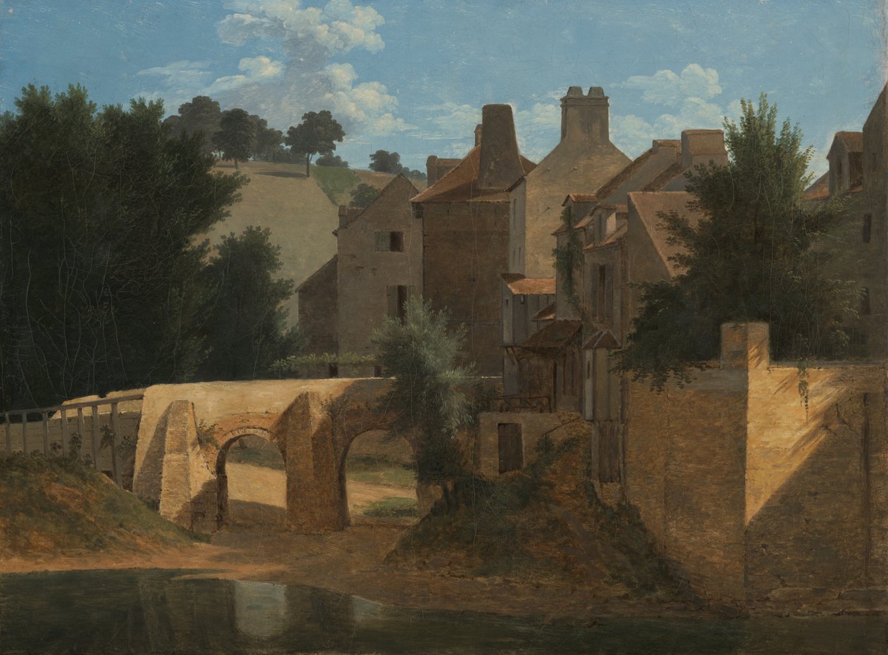 Ansicht in der Île-de-France von Jean Victor Bertin
