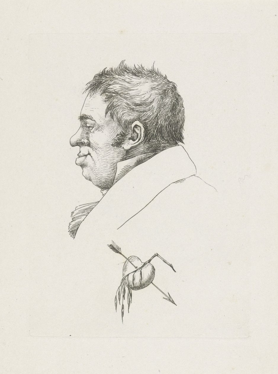 Porträt von Jantje de Wit von Jean Zacherie Mazel