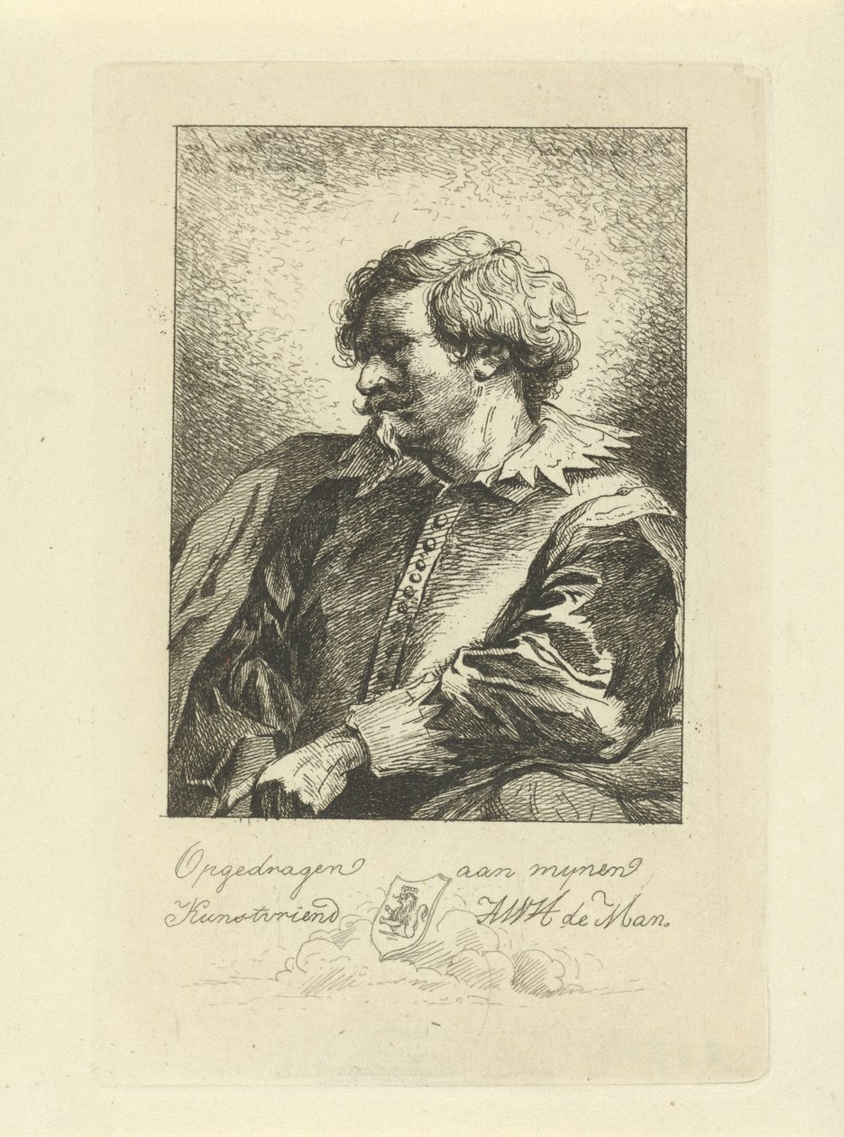 Porträt eines Mannes von Jean Zacherie Mazel