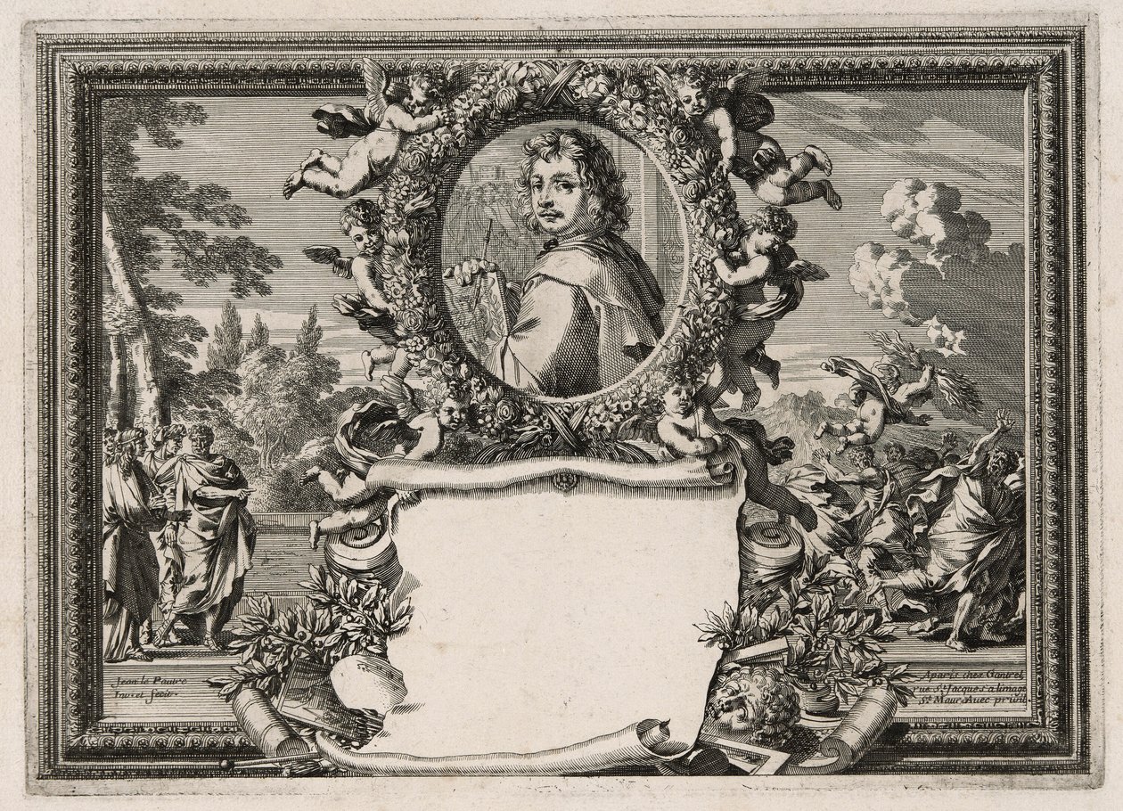 Selbstporträt von Jean le Pautre