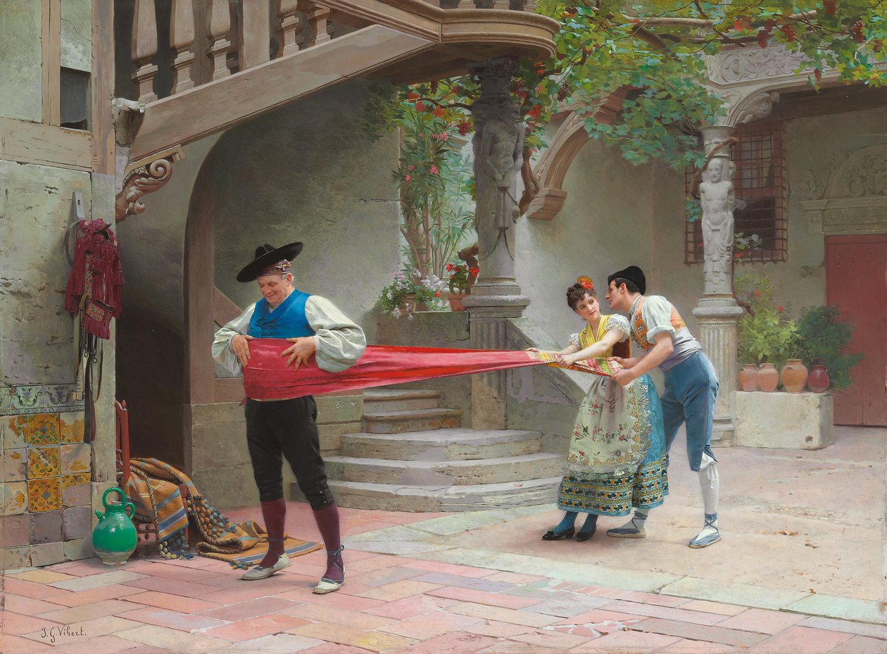 Großvaters Schärpe von Jean or Jehan Georges Vibert