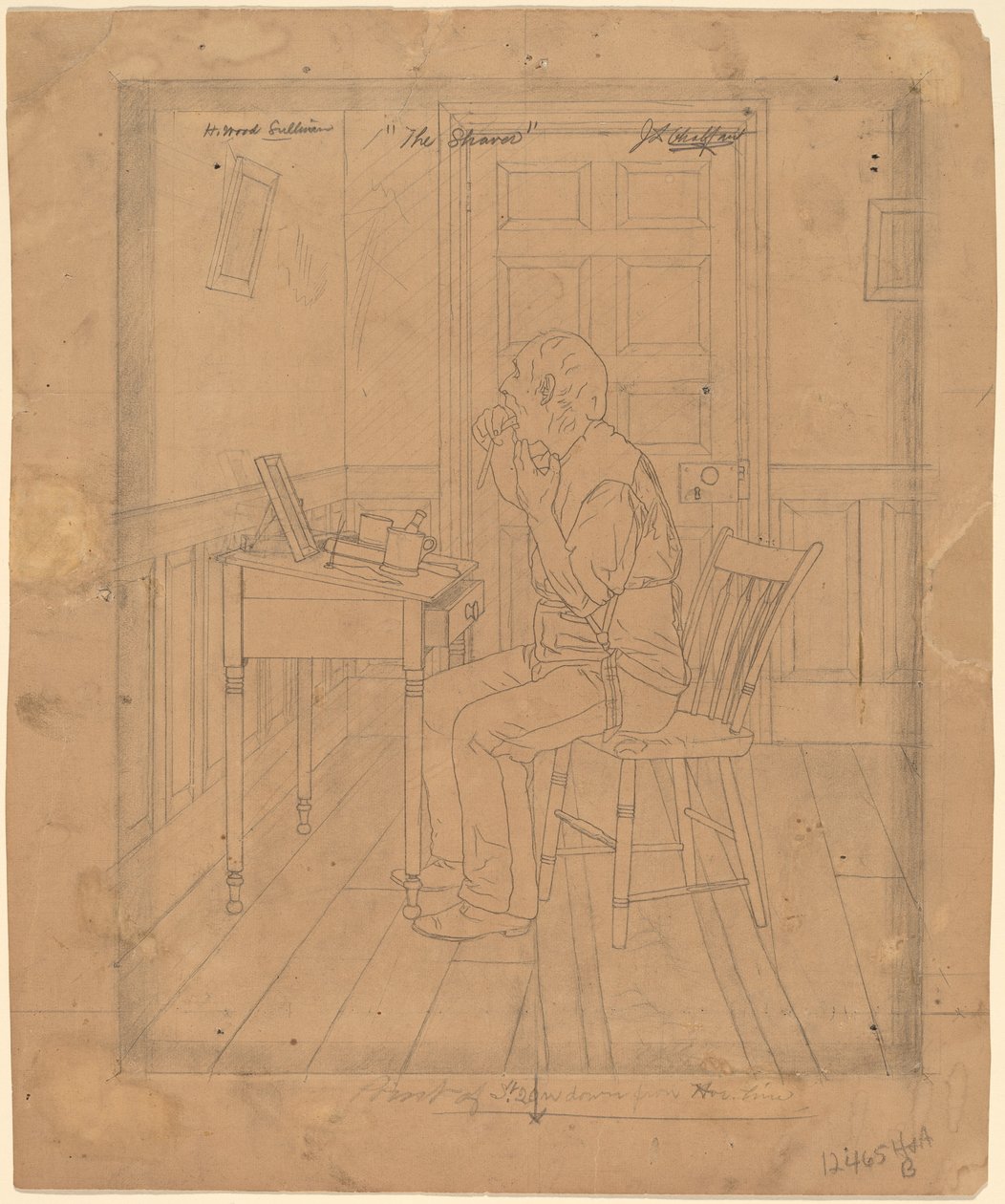 H. Wood Sullivan - "Der Rasierer" von Jefferson David Chalfant