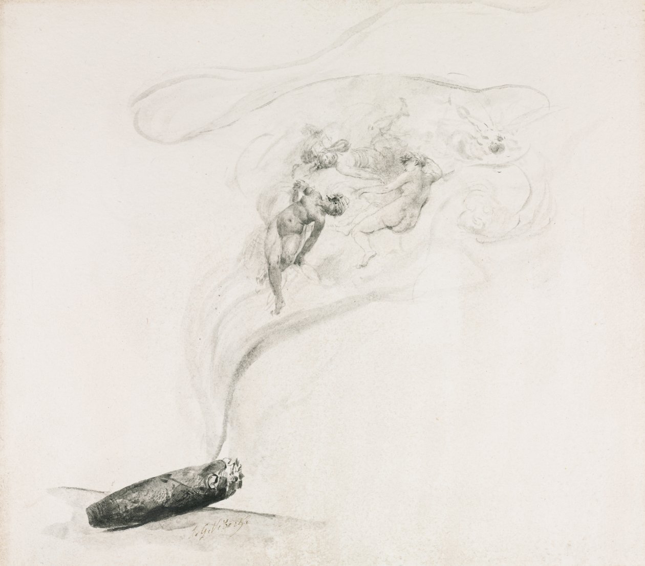 Im Rauch von Jehan Georges Vibert