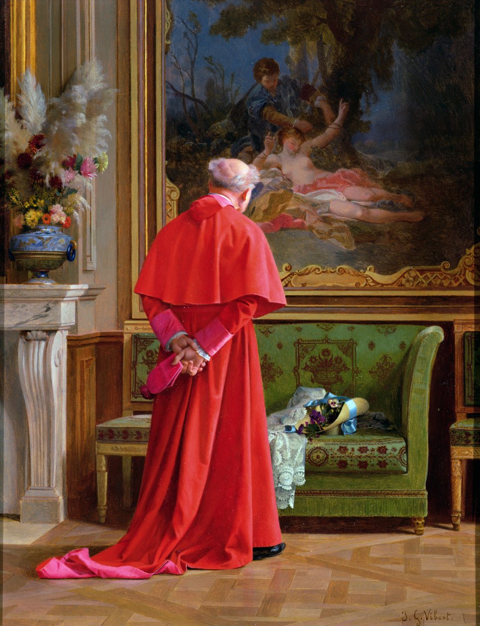 Die Aussicht von Jehan Georges Vibert