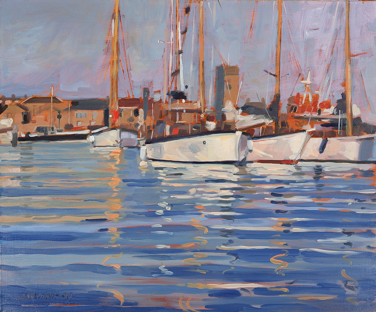 Isle of Wight - Old Gaffers, 2000 von Jennifer Wright