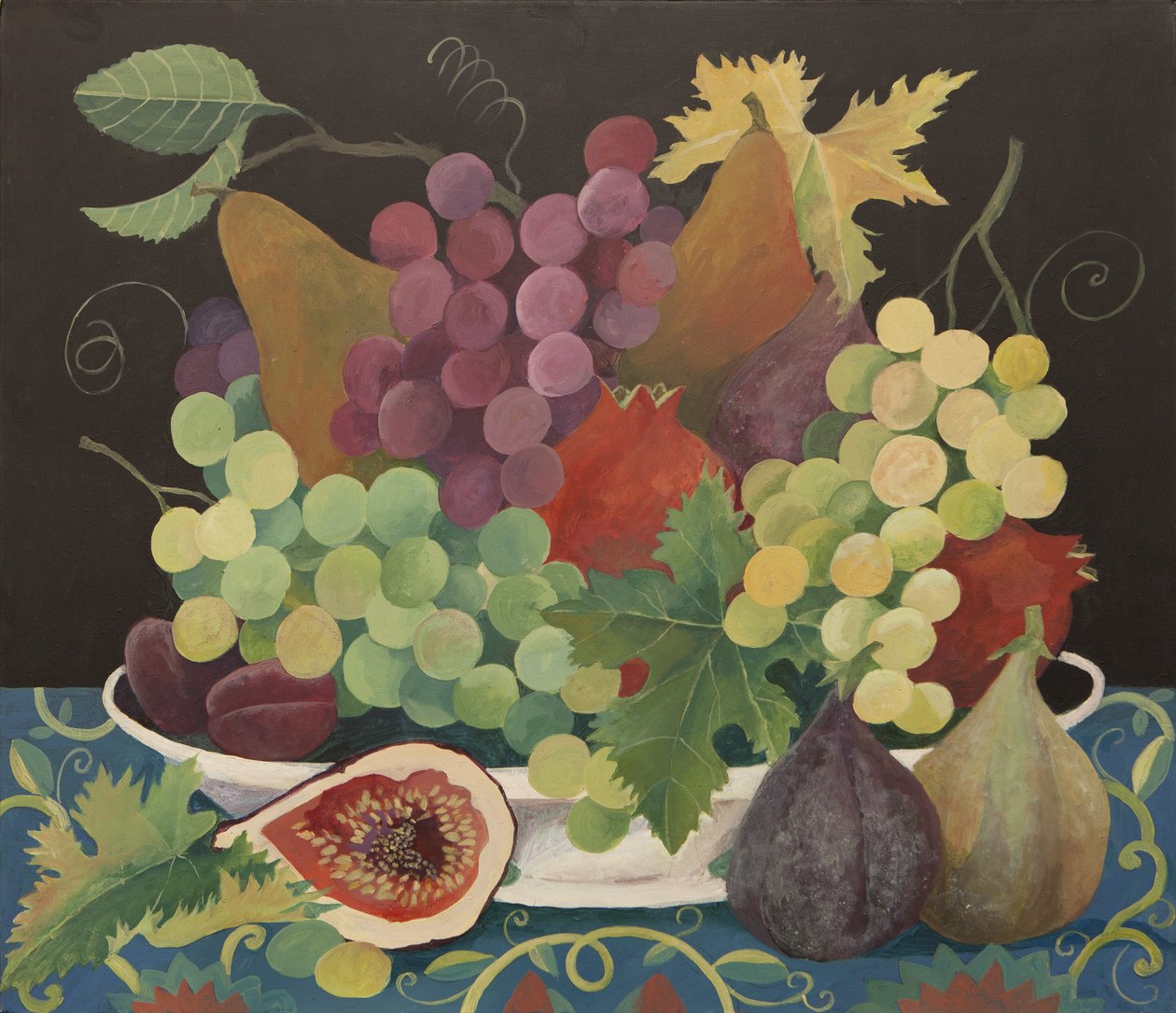 Obst in einer Schale von Jennifer Abbott