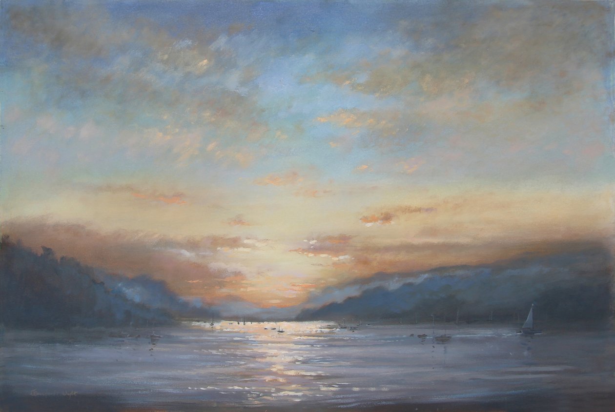 Salcombe Morgendämmerung von Jennifer Wright