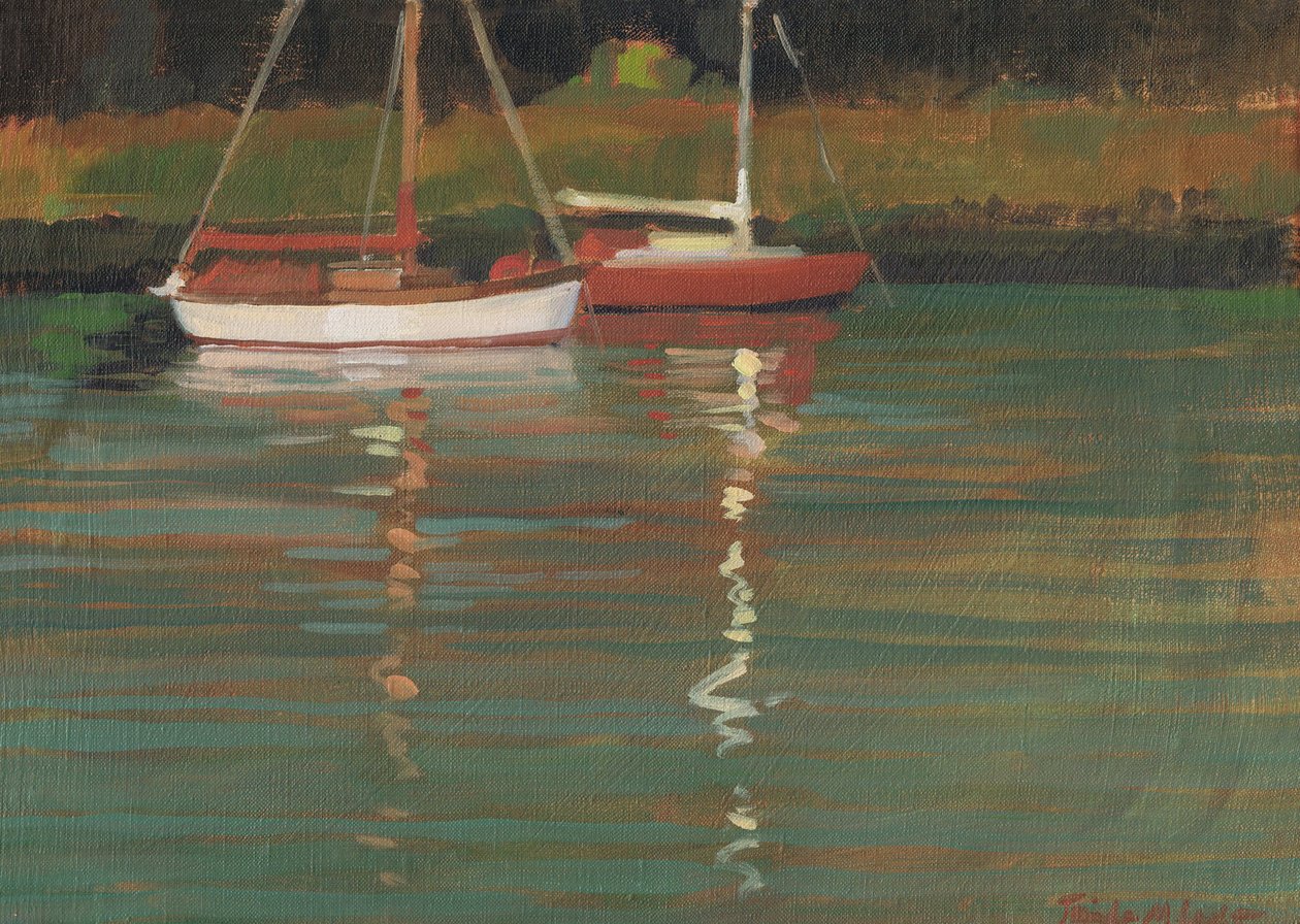 Yacht-Reflexionen von Jennifer Wright