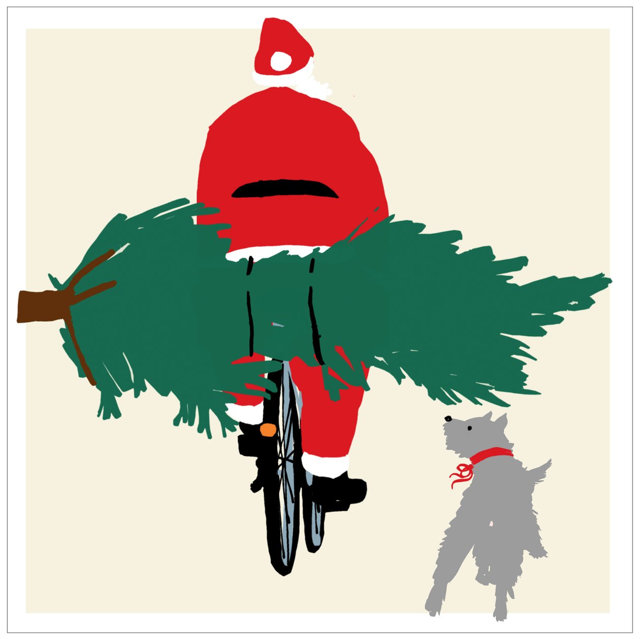Aufgeputzter Weihnachtsmann von Jenny Frean