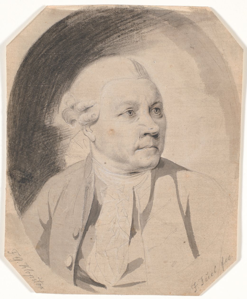 Porträt des Dichters F.G. Klopstock (1724-1803) von Jens Juel