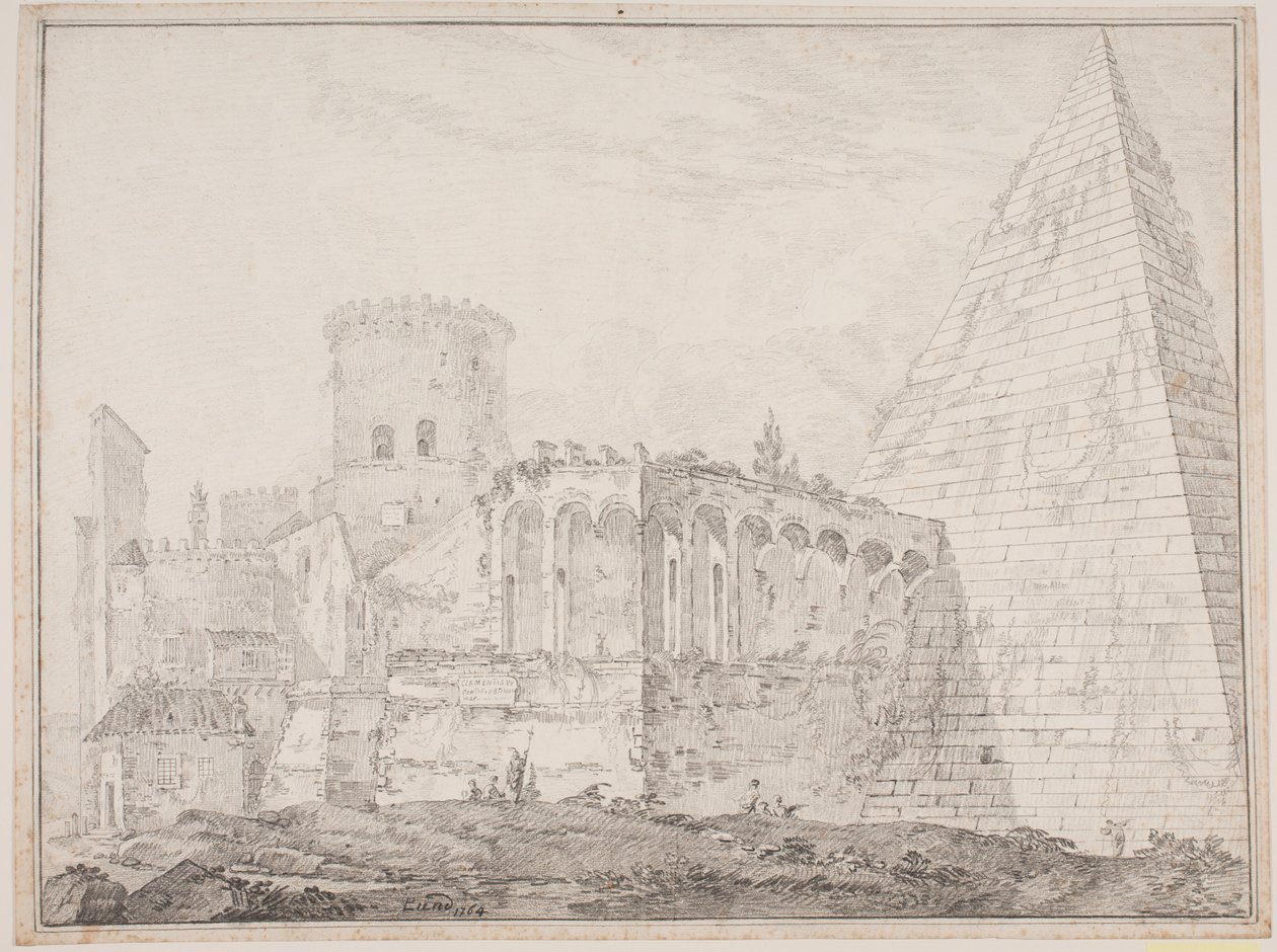 Cestiuspyramide bei Porta S. Paulo von Jens Petersen Lund