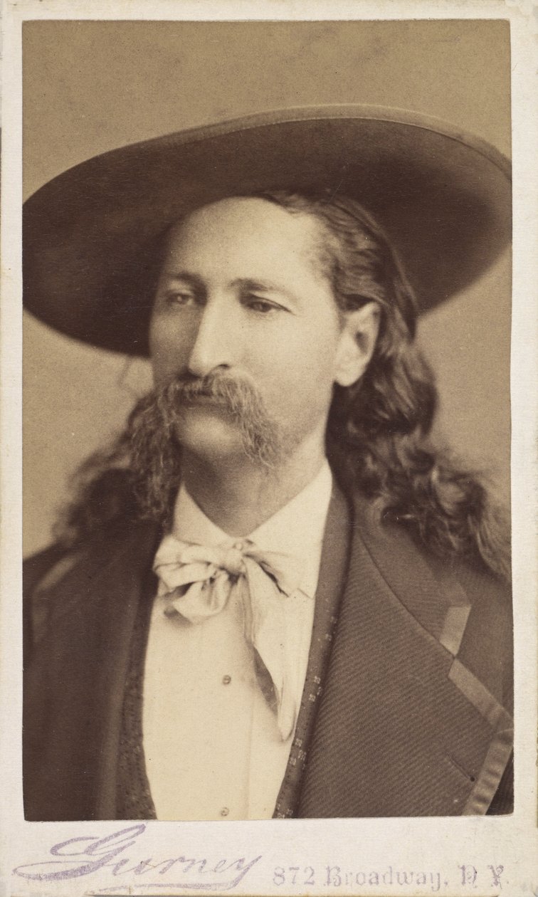 Wild Bill Hickok, veröffentlicht 1873 (Foto) von Jeremiah Gurney