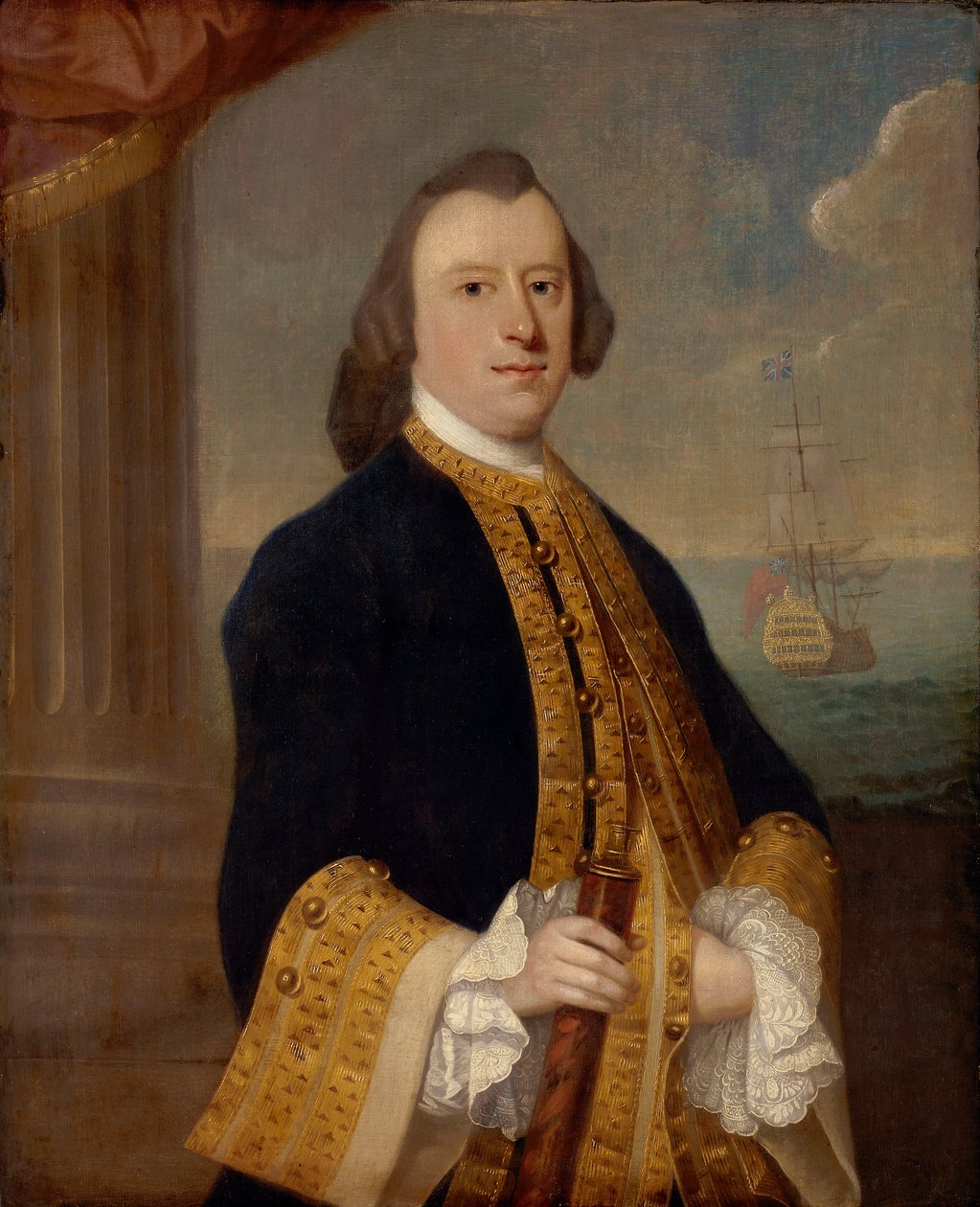 Kapitän John Reynolds (circa 1713-1788) von Jeremiah Theus