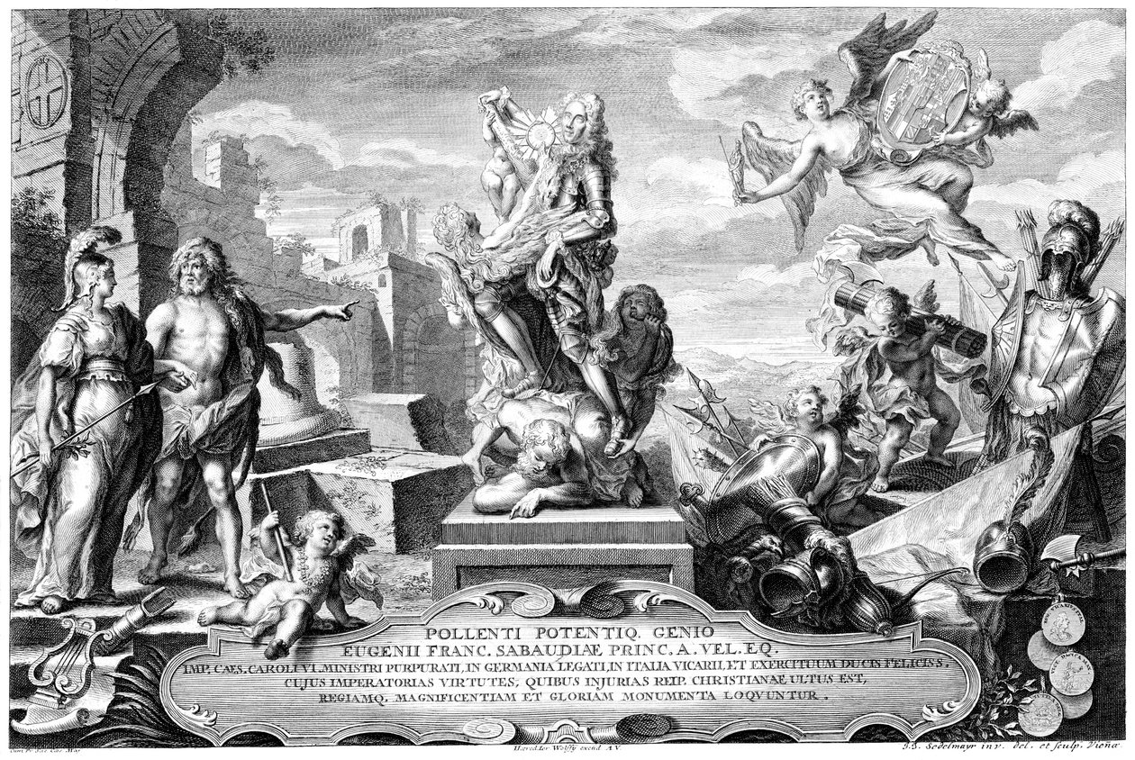 Glorifikation des Prinzen Eugen von Jeremias Jakob Sedelmayr