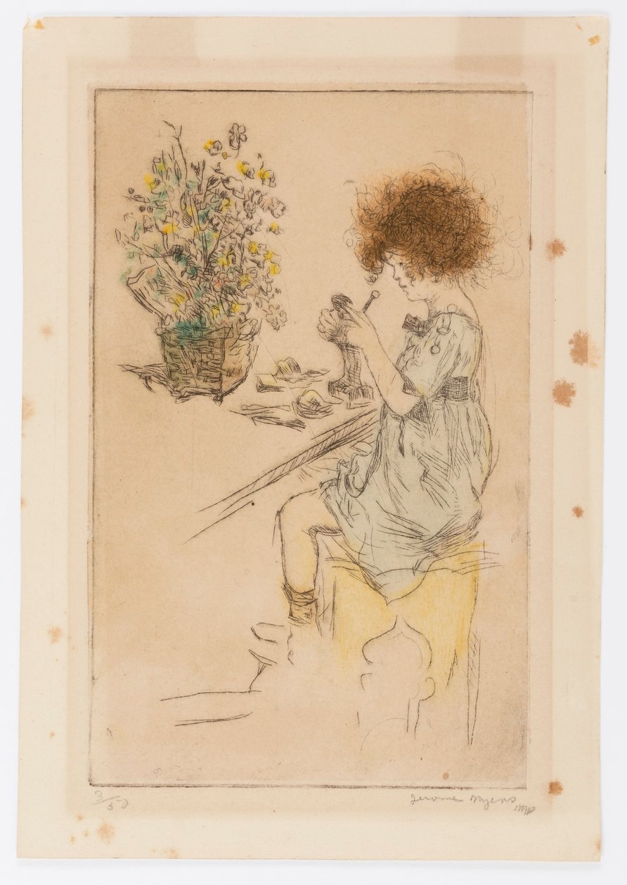 Ohne Titel (Mädchen) von Jerome Myers