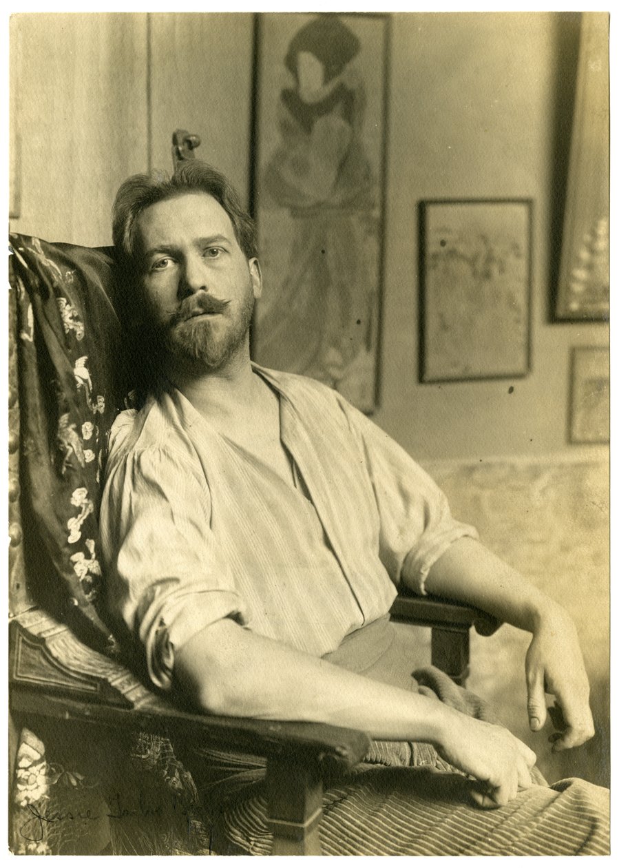Albert Herter, um 1905-06 von Jessie Tarbox Beals