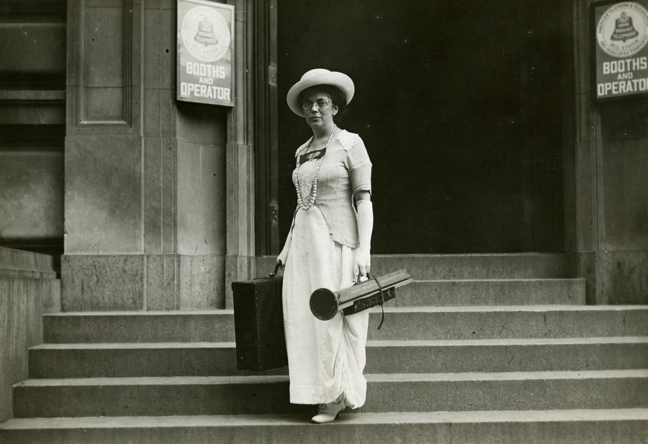 Beals bei der Arbeit, 1904 von Jessie Tarbox Beals