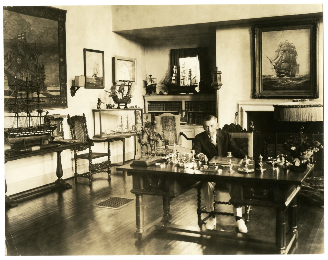 Booth Tarkington, um 1920-28 von Jessie Tarbox Beals
