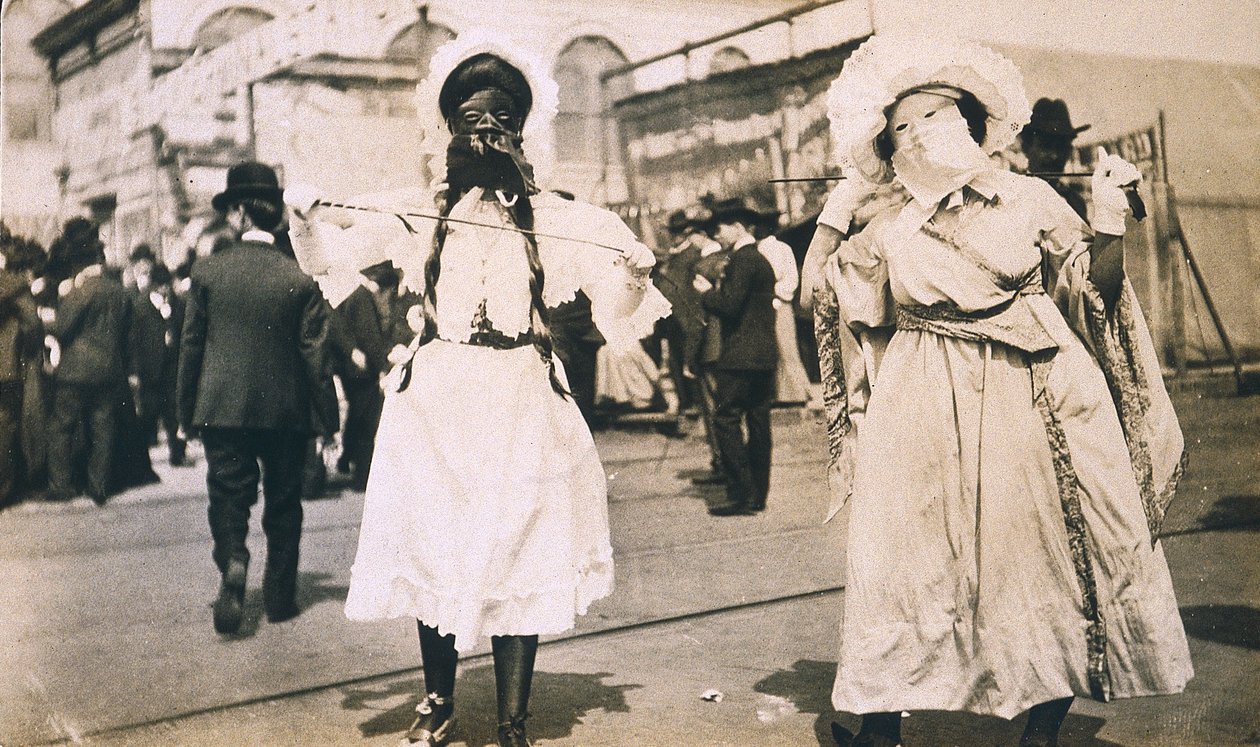 New Orleans, Mardi Gras, um 1905 von Jessie Tarbox Beals