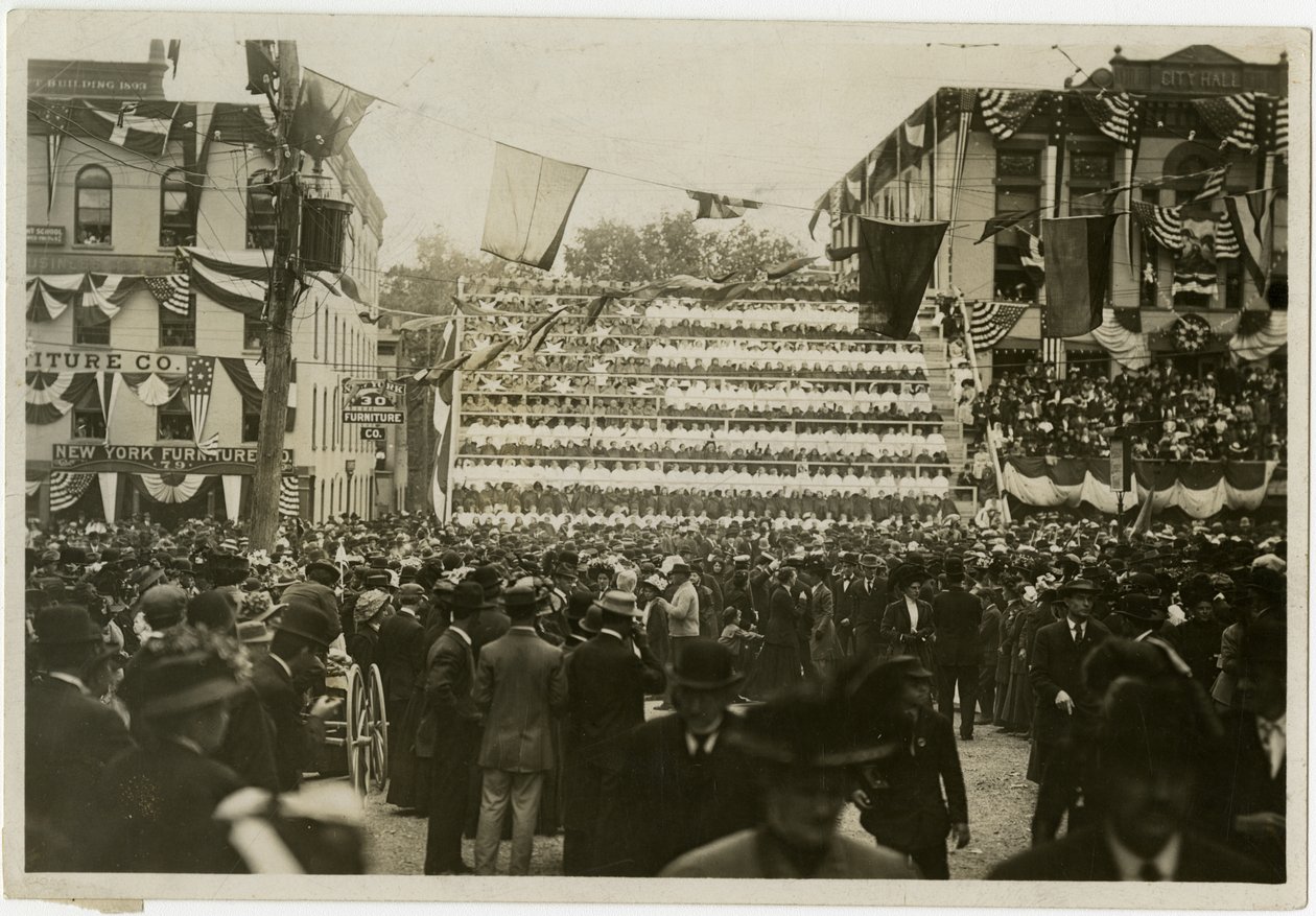 Newburgh: Lebende Flagge von Jessie Tarbox Beals