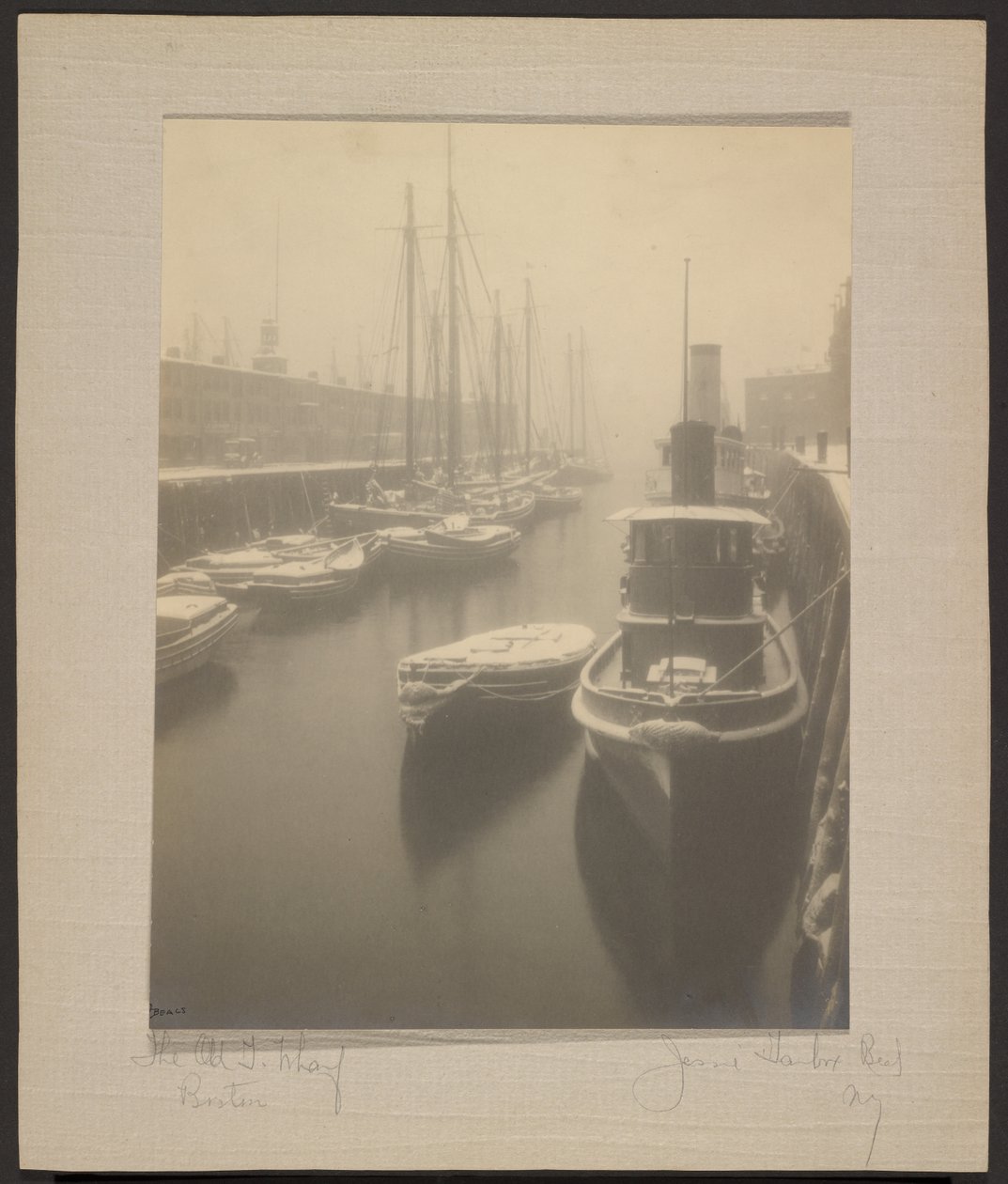 Der alte T. Wharf, Boston von Jessie Tarbox Beals