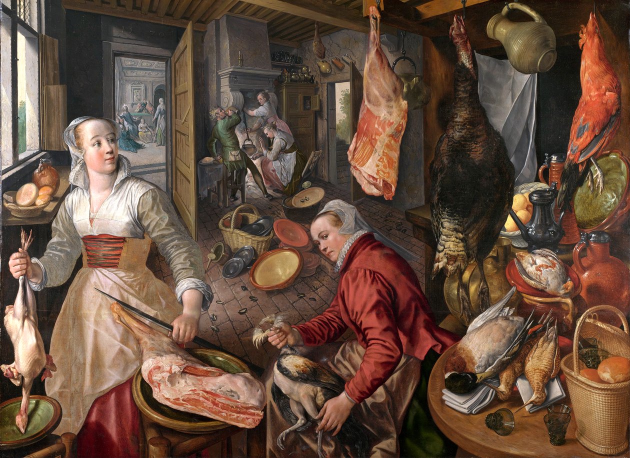 Die vier Elemente - Feuer von Joachim Beuckelaer