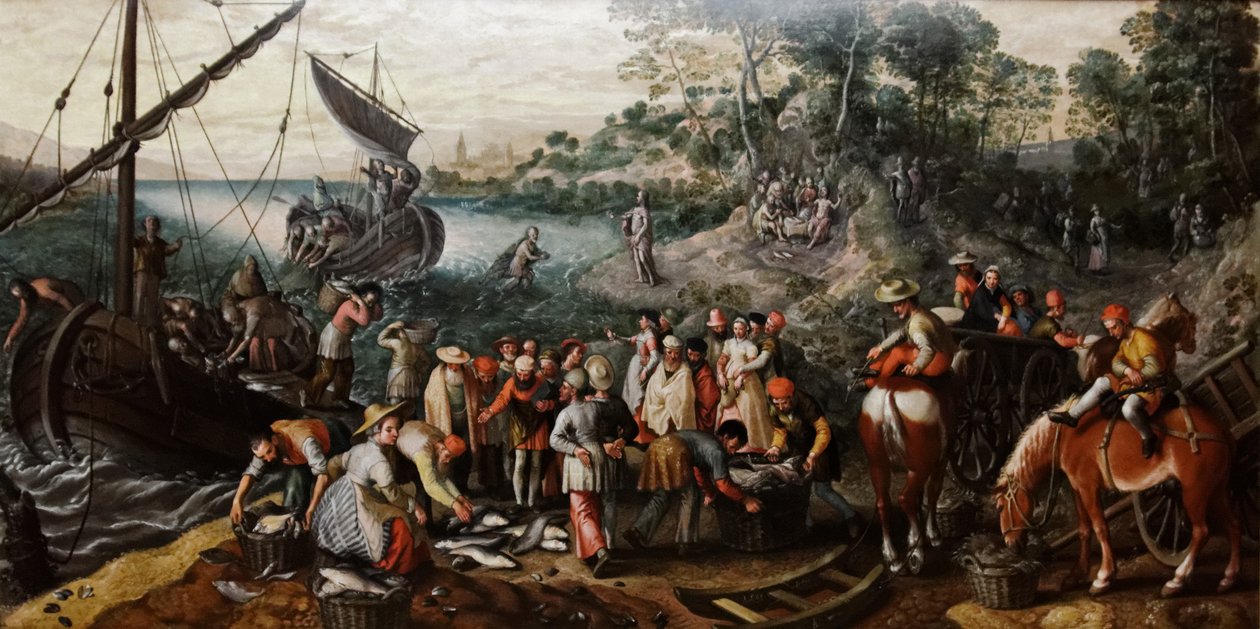 Der wunderbare Fischfang von Joachim Beuckelaer