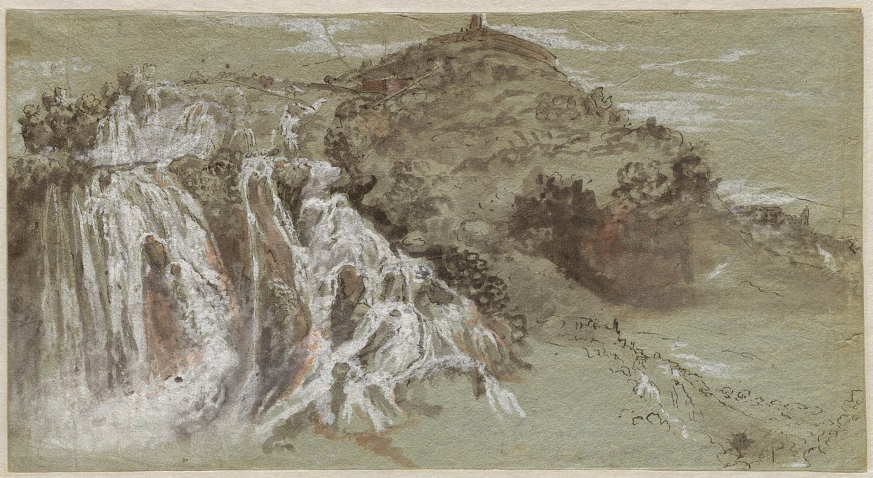 Die Wasserfälle von Tivoli (recto) von Joachim Franz Beich