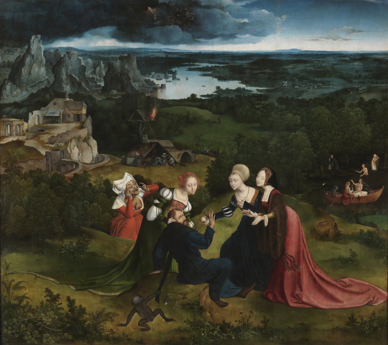 Die Versuchung des heiligen Antonius von Joachim Patinir