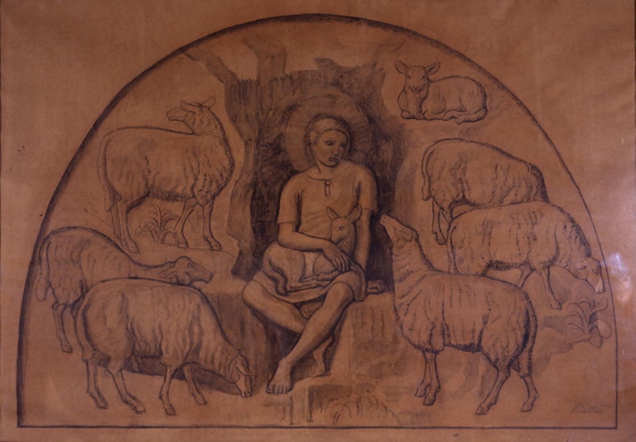 Der gute Hirte von Joakim Frederik Skovgaard
