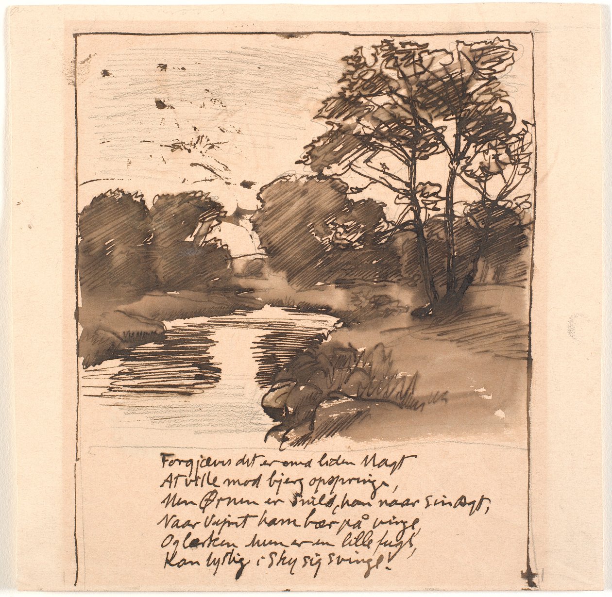 Entwurf für den Fluss von Joakim Frederik Skovgaard