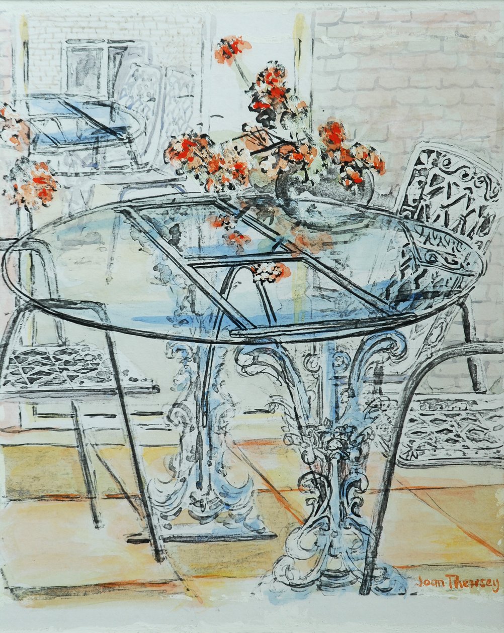 Patio-Garten Blass, 2010 von Joan Thewsey