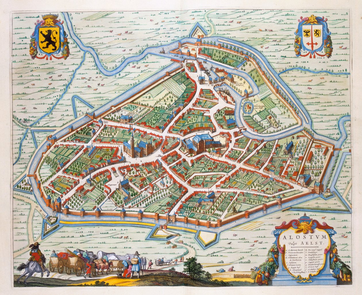 Aalst, 1649 von Joan Blaeu