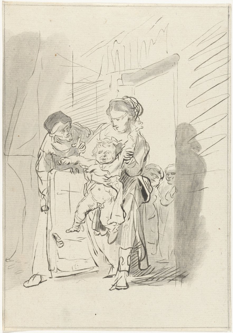 Schreiendes Kind von Joannis Jacobus Bijlaert
