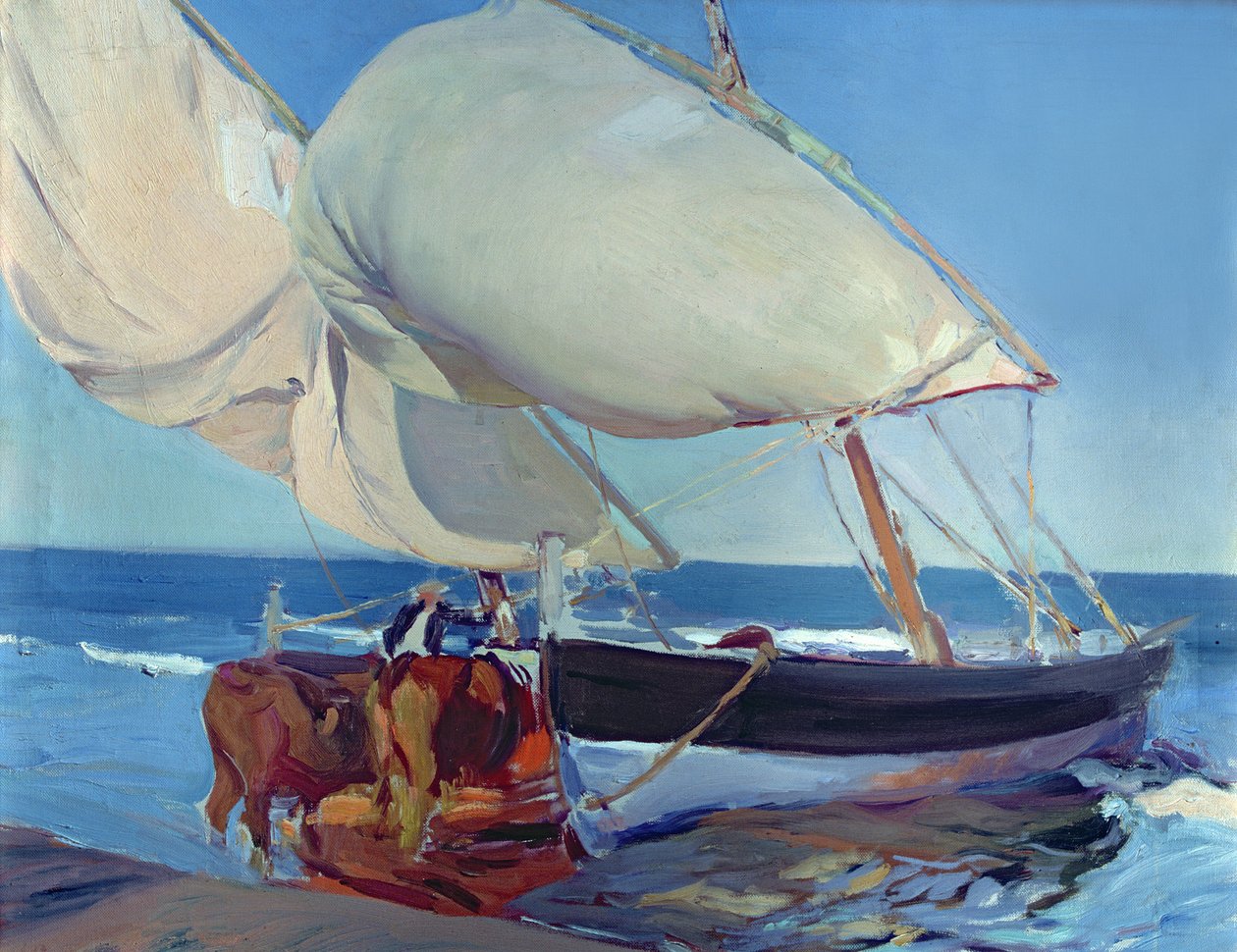 Segelboote von Joaquin Sorolla y Bastida