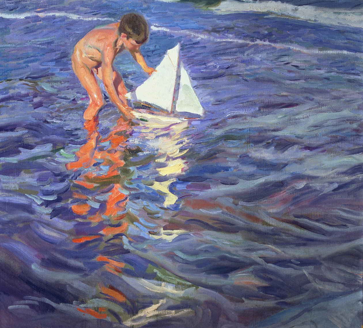 Der junge Segler von Joaquin Sorolla y Bastida