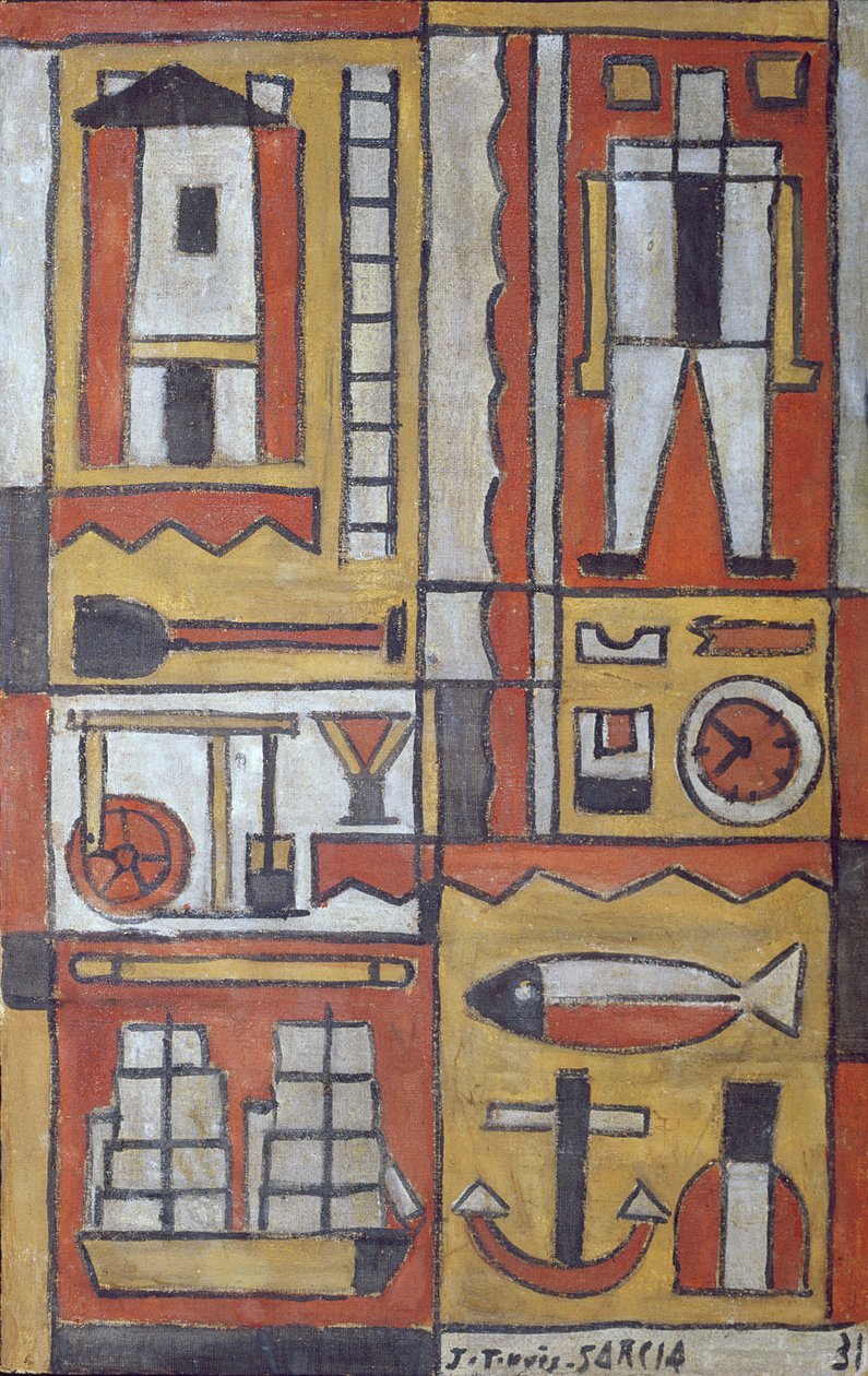 Konstruktiv von Joaquin Torres Garcia