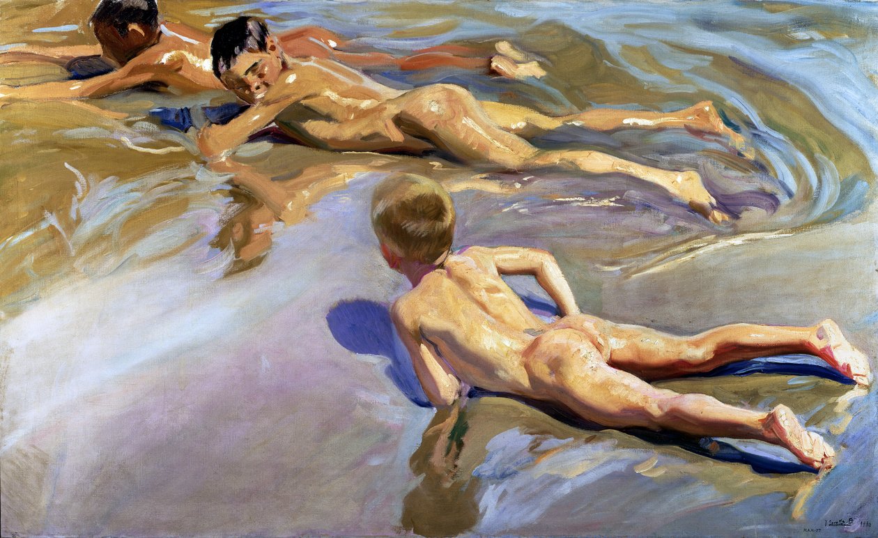 Kinder am Strand, 1910 von Joaquín Sorolla
