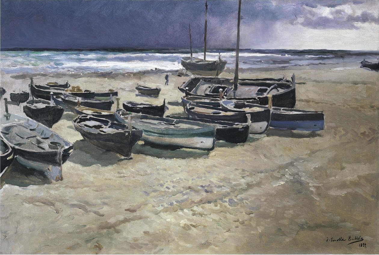 Sturm in Valencia von Joaquín Sorolla