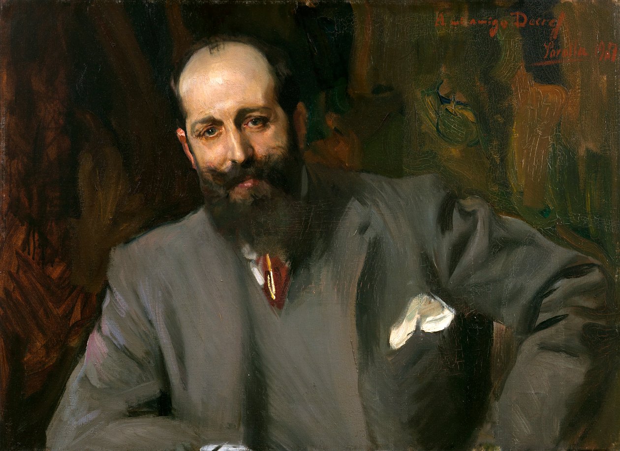 Porträt von Dr. Joaquín Decref y Ruiz von Joaquín Sorolla