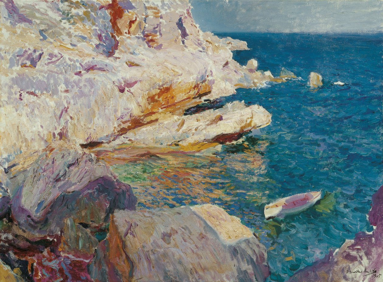 Felsen bei Jávea von Joaquín Sorolla