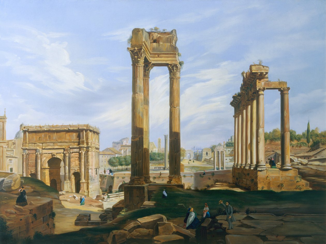 Das Forum Romanum von Jodocus Sebastiaen van den Abeele